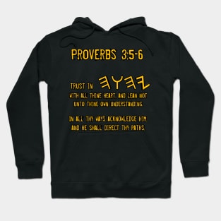 Proverbs 3:5-6 Hoodie